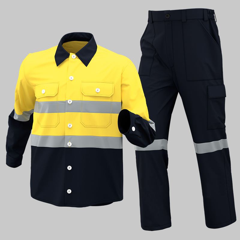 High visibility safety reflective shirt