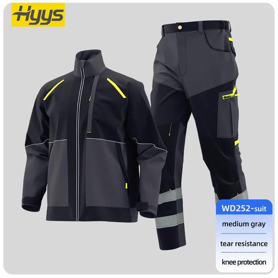 Anti-rip work clothes for miners and construction workers