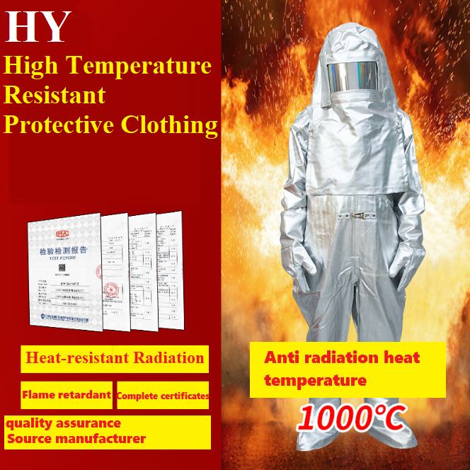 High temperature resistant and fire-resistant protective clothing